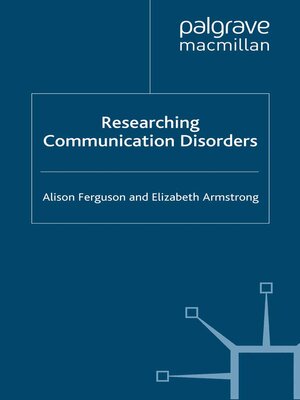 cover image of Researching Communication Disorders